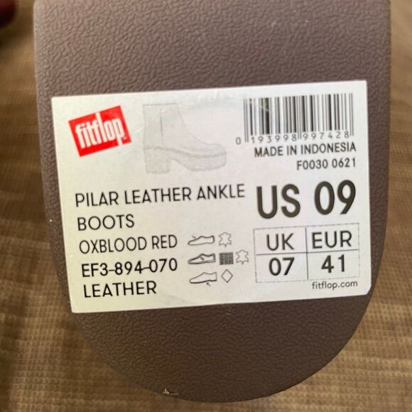 NWT FitFlop Pilar leather ankle boot women’s shoe size 9 - Picture 13 of 15